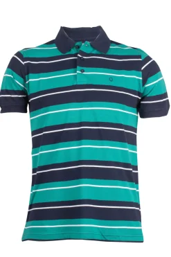 Polo in cotone piquet a righe