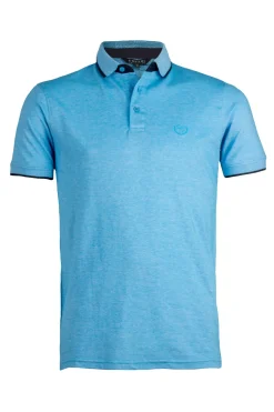 Polo in cotone piquet tinta unita