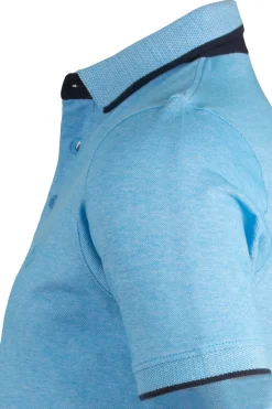 Polo in cotone piquet tinta unita
