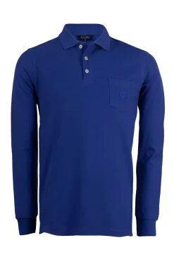 Polo manica lunga in tinta unita Coveri Collection