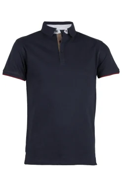 Polo uomo in cotone operato