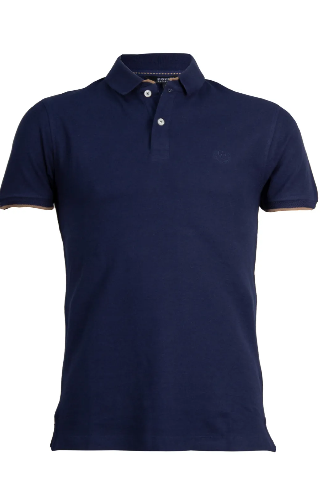 Polo uomo manica corta in cotone piquet con bordini