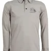 Polo uomo manica lunga in caldo cotone jersey