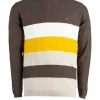 Pullover a fasce uomo in cotone