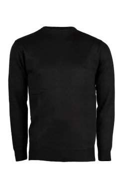 Pullover girocollo in poliestere uomo