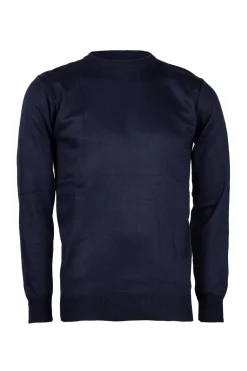 Pullover girocollo in poliestere uomo