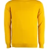 Pullover girocollo in puro cotone uomo
