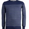 Pullover girocollo multiriga