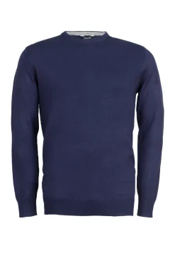 Pullover girocollo tinta unita