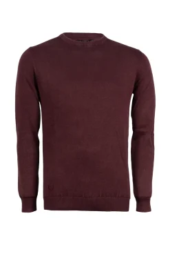 Pullover girocollo uomo tinta unita