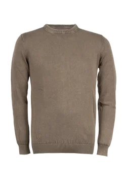 Pullover girocollo uomo tinta unita