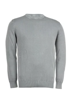 Pullover girocollo uomo tinta unita