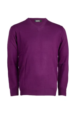 Pullover Made in Italy scollo a V