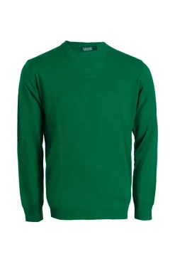 Pullover Made in Italy scollo a V