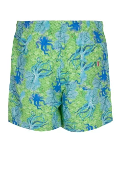 Shorts mare uomo Made in Italy motivo piovra