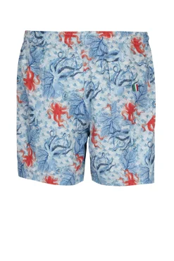 Shorts mare uomo Made in Italy motivo piovra