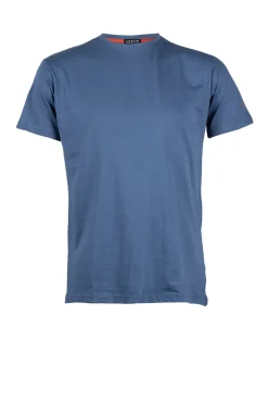 T-shirt da uomo girocollo tinta unita