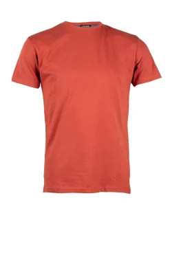 T-shirt da uomo girocollo tinta unita