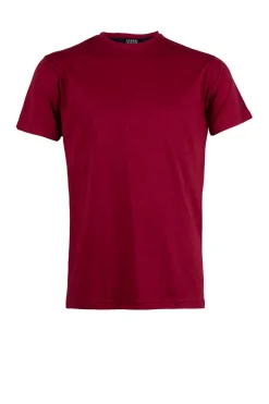 T-shirt da uomo girocollo tinta unita