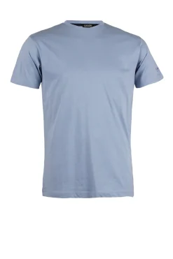 T-shirt da uomo girocollo tinta unita