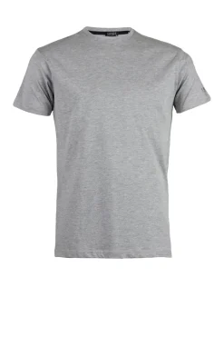 T-shirt da uomo girocollo tinta unita