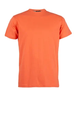 T-shirt da uomo girocollo tinta unita