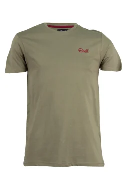 T-shirt Ghit Milano tinta unita con ricamo in rilievo