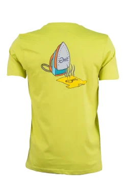T-shirt Ghit Milano tinta unita con stampa su petto e schiena