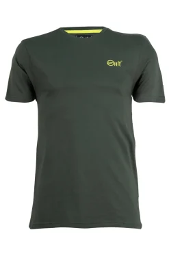 T-shirt Ghit Milano tinta unita con ricamo in rilievo
