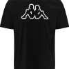 T-shirt girocollo con logo Kappa sul petto