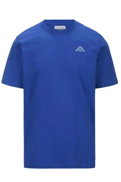 T-shirt girocollo con logo Kappa sul petto