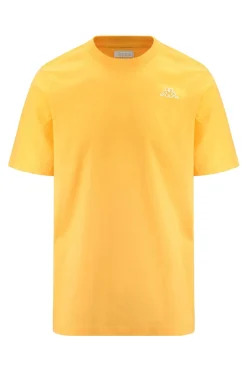 T-shirt girocollo con logo Kappa sul petto