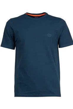 T-shirt girocollo con manica corta e dettagli fluo