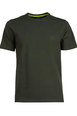 T-shirt girocollo con manica corta e dettagli fluo