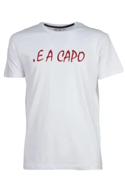 T-shirt girocollo con stampa umoristica
