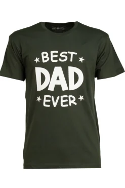 T-shirt girocollo con stampa sul petto