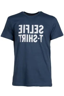 T-shirt girocollo con stampa umoristica