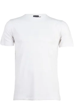 T-shirt girocollo in cotone elasticizzato