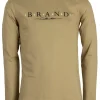 T-shirt girocollo in cotone jersey con stampa grande sul petto