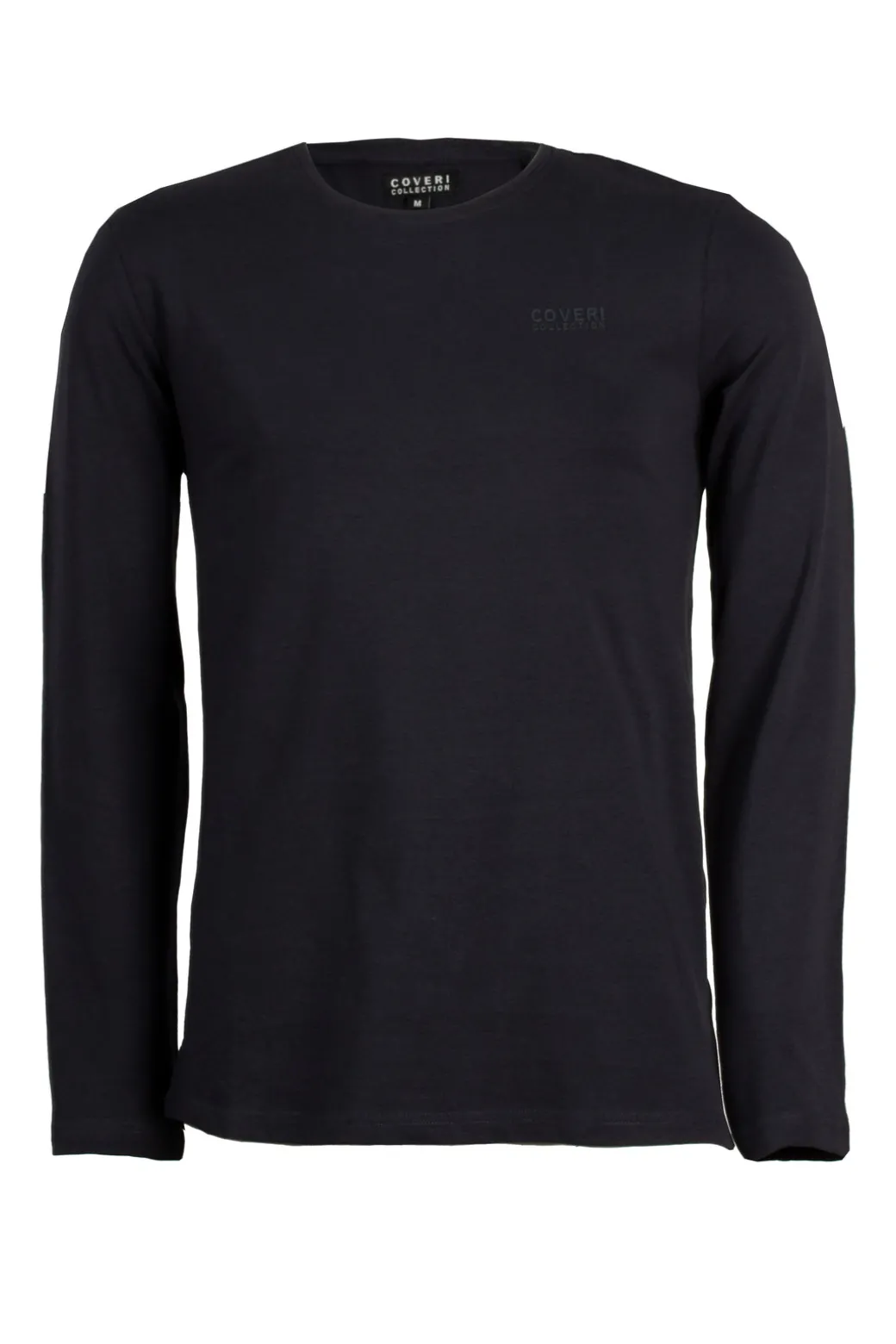 T-shirt girocollo in cotone elasticizzato con logo sul cuore
