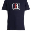 T-shirt girocollo manica corta con stampa sul petto