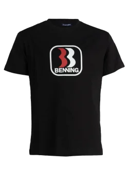 T-shirt girocollo manica corta con stampa sul petto