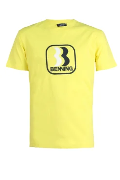 T-shirt girocollo manica corta con stampa sul petto