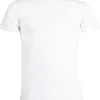 T-shirt girocollo tinta unita muscle fit in puro cotone Made in Italy