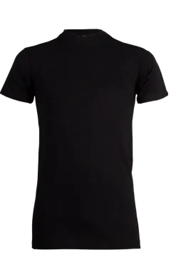 T-shirt girocollo tinta unita muscle fit in puro cotone Made in Italy