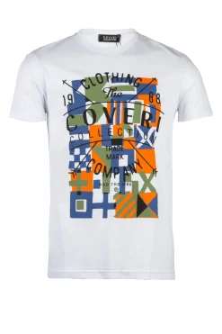 T-shirt girocollo uomo in cotone made in Italy