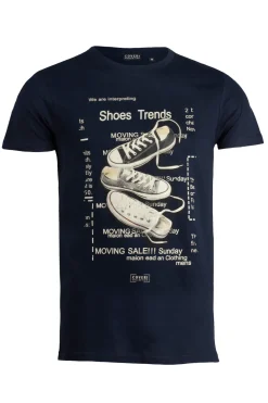 T-shirt in puro cotone con stampa digitale
