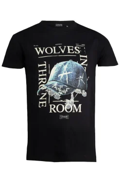T-shirt in puro cotone con stampa digitale