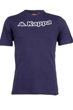 T-shirt Kappa girocollo in puro cotone con logo e scritta