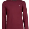 T-shirt manica lunga con logo ricamato